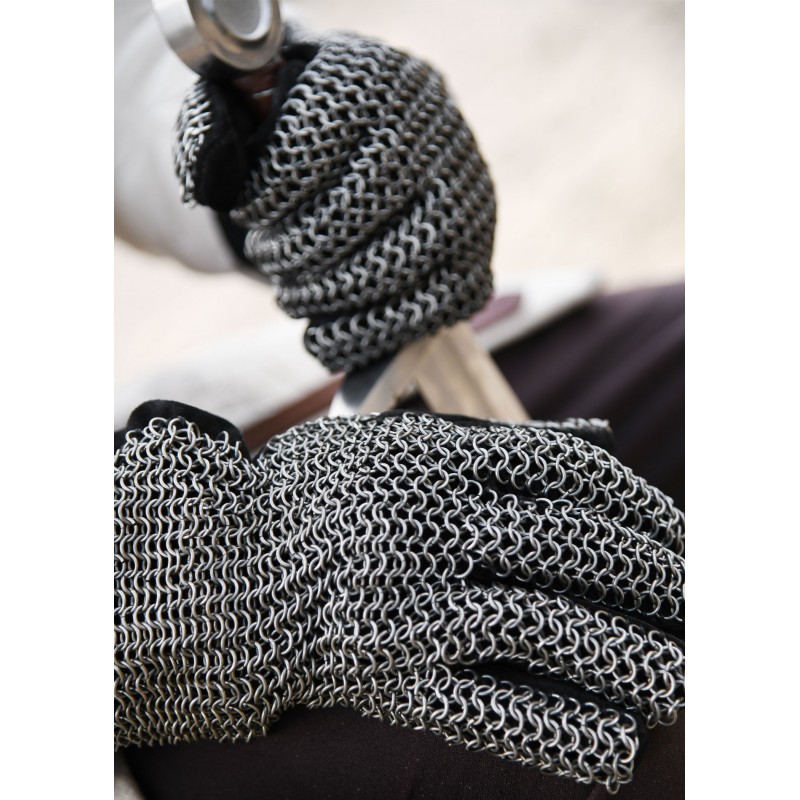 Gantelets D'armure Médiévale – Acier – Gothique Tardif – Taille Unique – Neuf