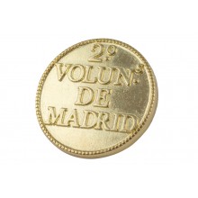 Bottone del 2° Reggimento Volontari di Madrid