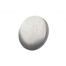 Bottone liscio in argento