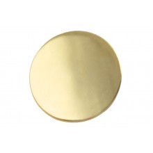 Glatter goldener Knopf