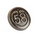 Botón francés 58e Régiment