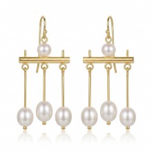 Pendientes Roma III Perlas