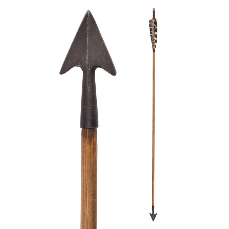 Flecha con punta triangular