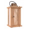 Farol cuadrado madera