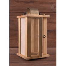 Farol cuadrado madera