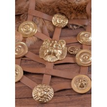 Arnés de faleras dorado