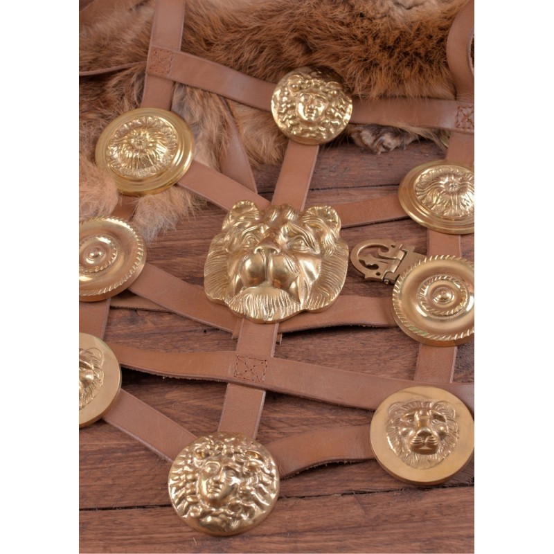 LOT De 4 Décorations De Harnais Pour Cheval – Laiton – Signes Du Zodiaque