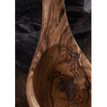 Mestolo lungo in legno d'ulivo – Battilani Sapori